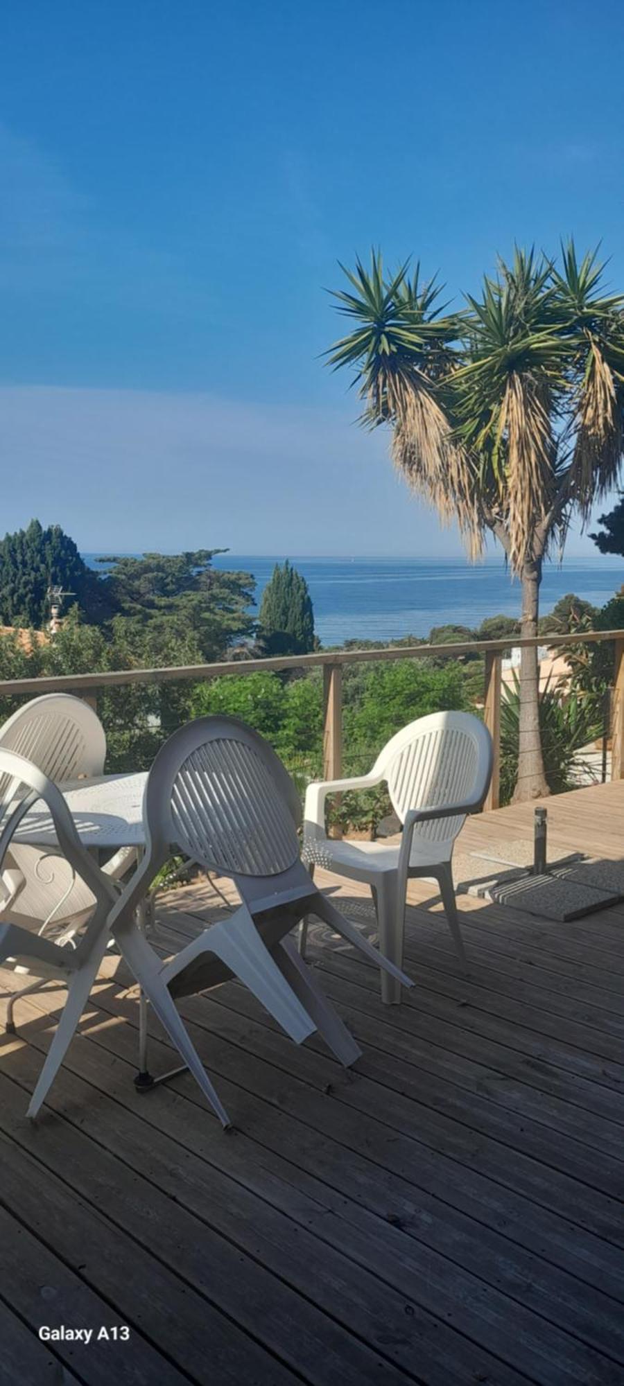 F3 Rdc Villa Vue Mer 180 Face A La Pointe De Giens Carqueiranne Oda fotoğraf